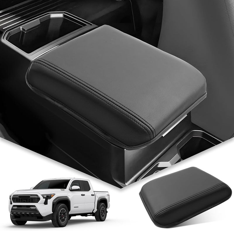 BIBIBO for 2024 2025 2026 Toyota Tacoma Center Console Cover Armrest 2024-2026 Toyota Tacoma SR /SR5/TRD PreRunner/Limited/Trailhunter/TRD Pro Arm Rest Cover 2024 2025 2026 Tacoma Accessories - Image 1